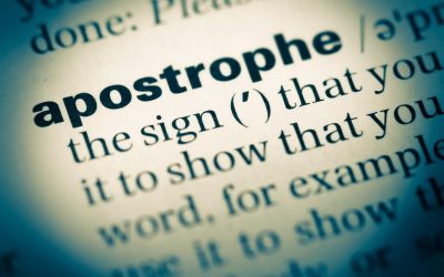 The Apostrophe – a protected species?